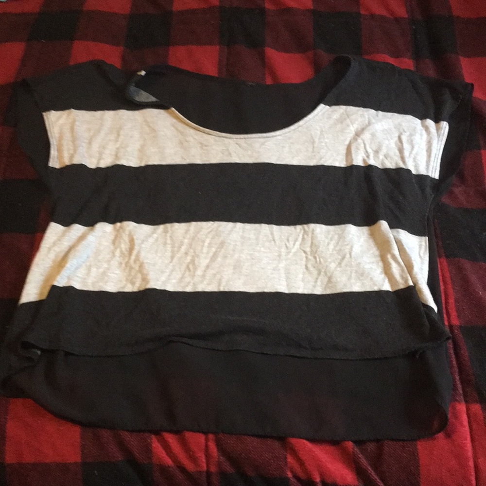 Black and grey shirt